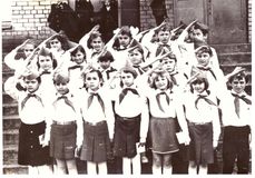 Пионерия на марше. 80е гг. XX в.