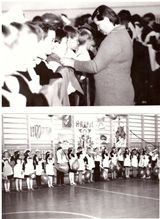 Прием в пионеры, 1987 г.